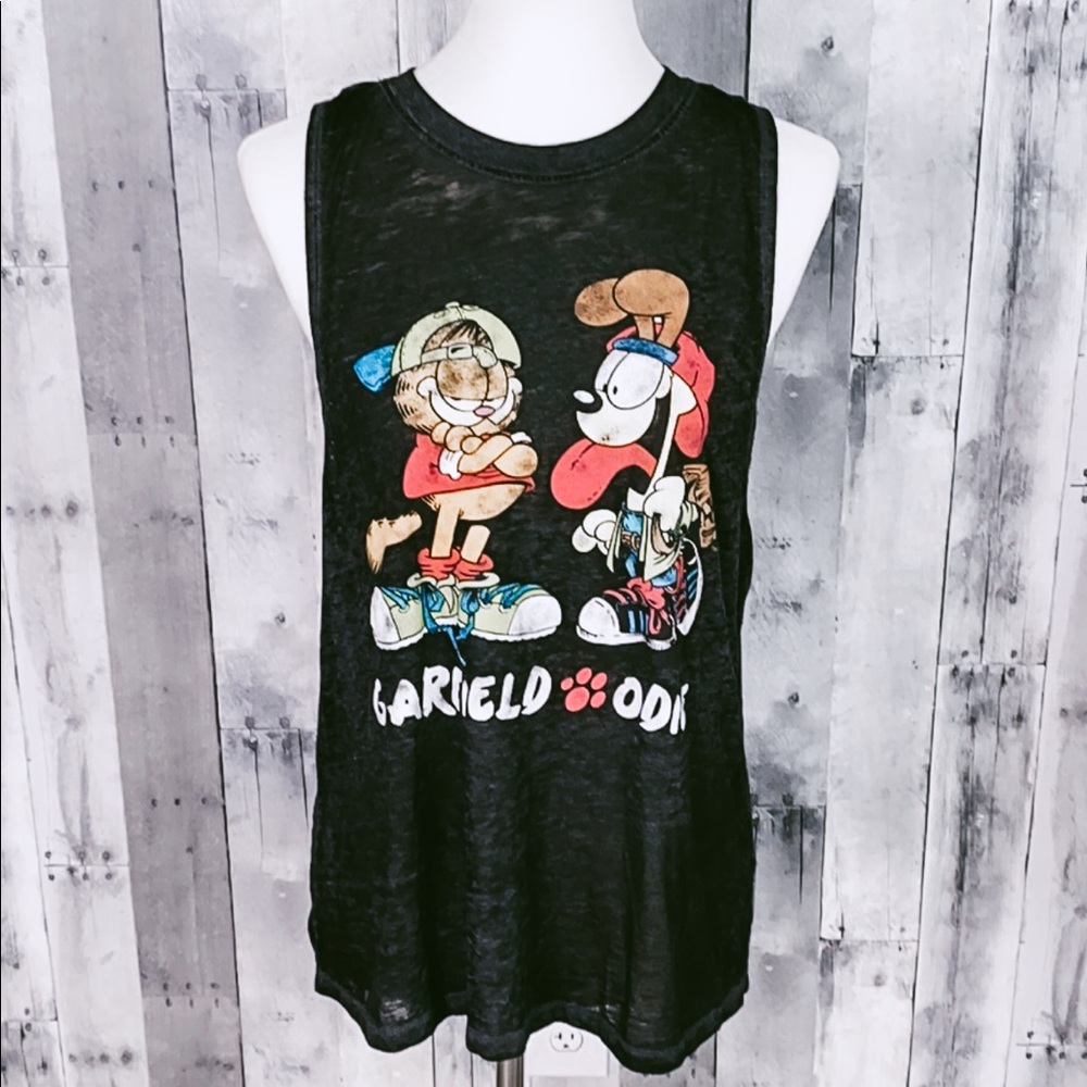 Garfield and Odie muscle tee size large